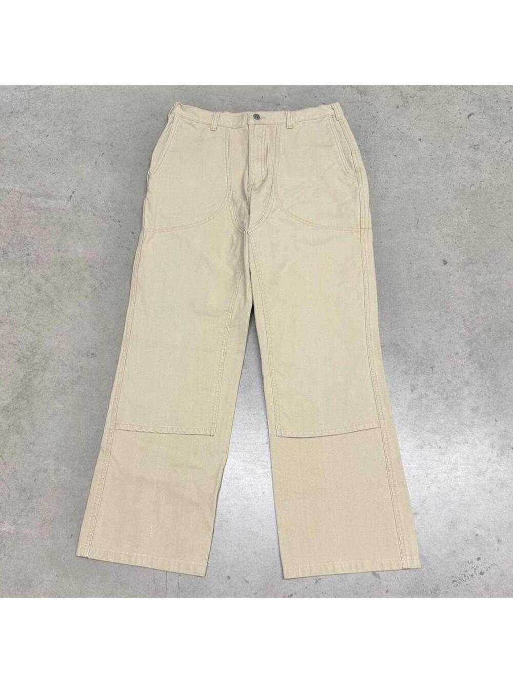 Vintage Patagonia Stand Up Pants Mens 33x29 Khaki Double Knee Guancho Chounaird